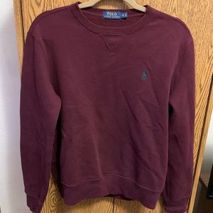 Polo by Ralph Lauren Burgundy Crewneck Size S